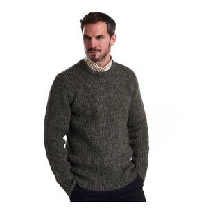 VTG Barbour Tyne Crewneck Derby Tweed Wool Sweater Mens Size 122cm US 3X Classic